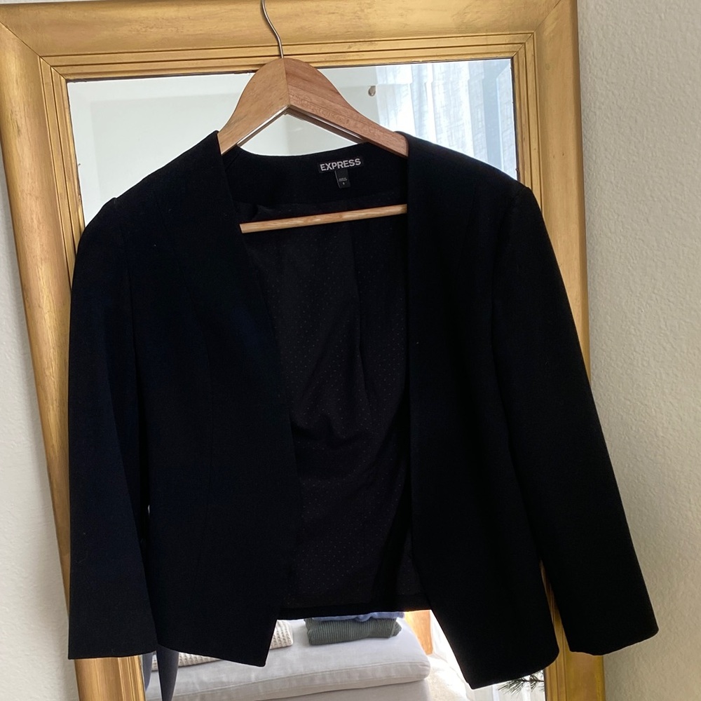Express Women's Elegant Black Suit Jacket